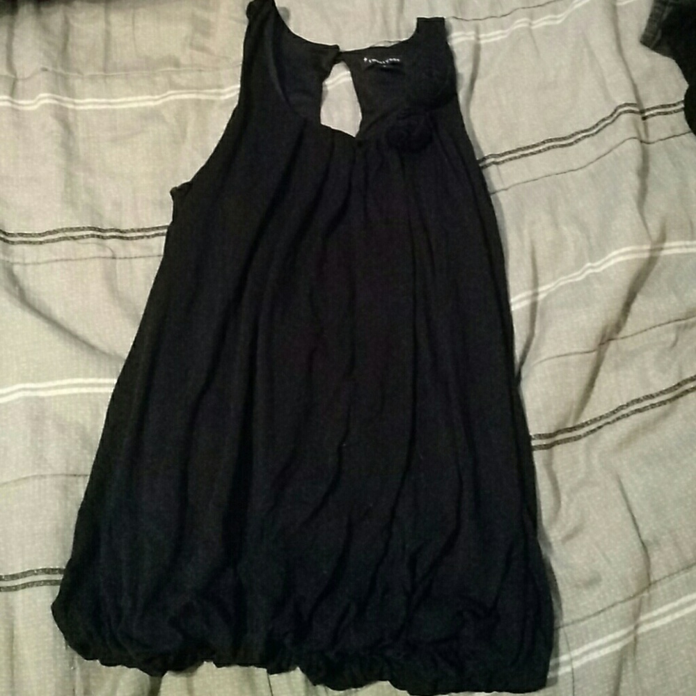 Black tank top